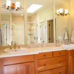 Have your own sink in the master bath.